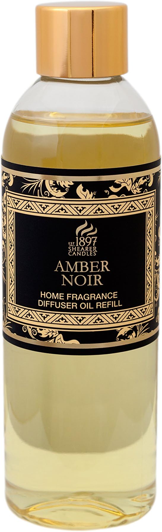 Shearer Amber Noir 200ml Scented Reed Diffuser Refill, Transparent