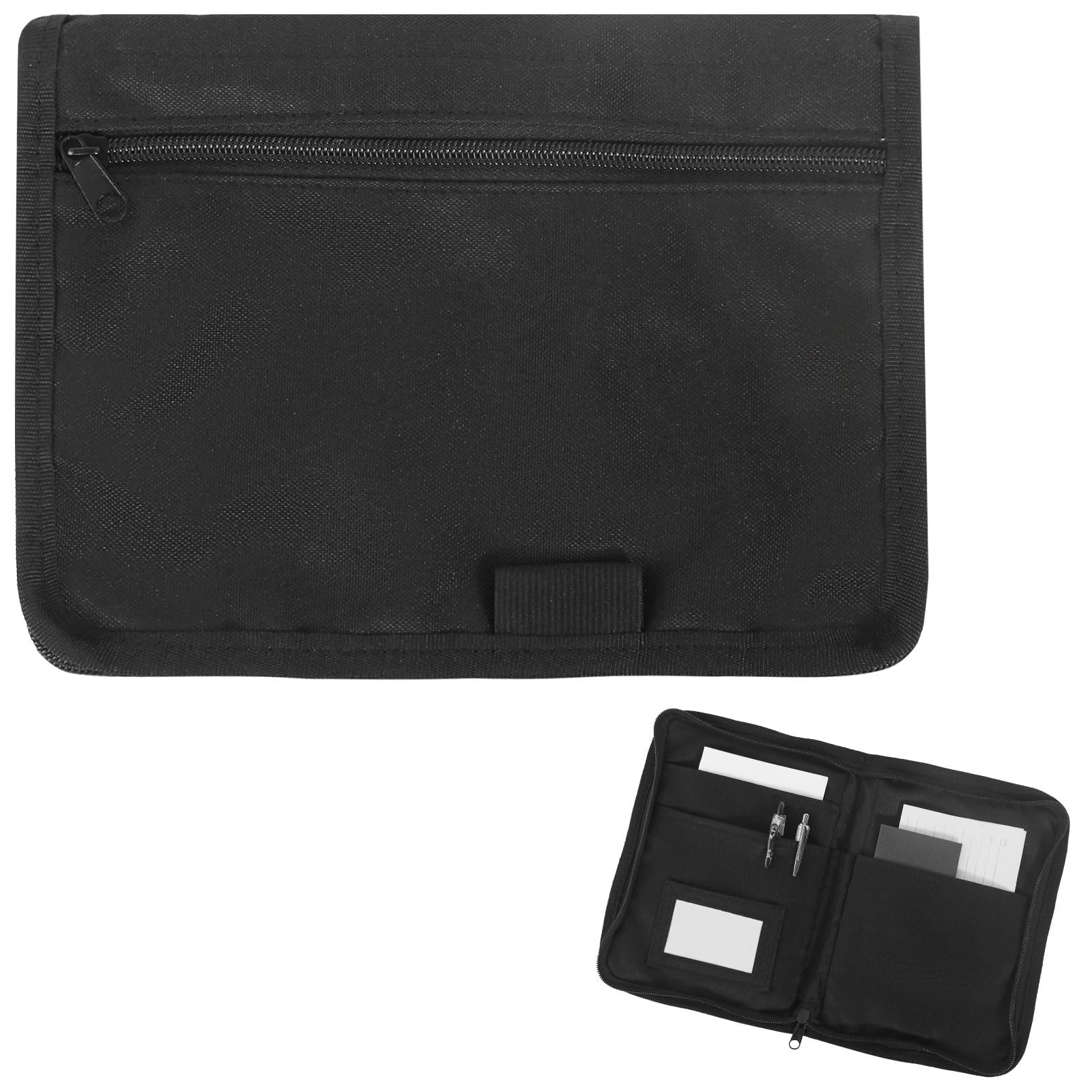Cartellina Portadocumenti Auto A5, Organizer Per Vano Portaoggetti In Oxford 600D, 7 Tasche, Per Libretto E Ricevute