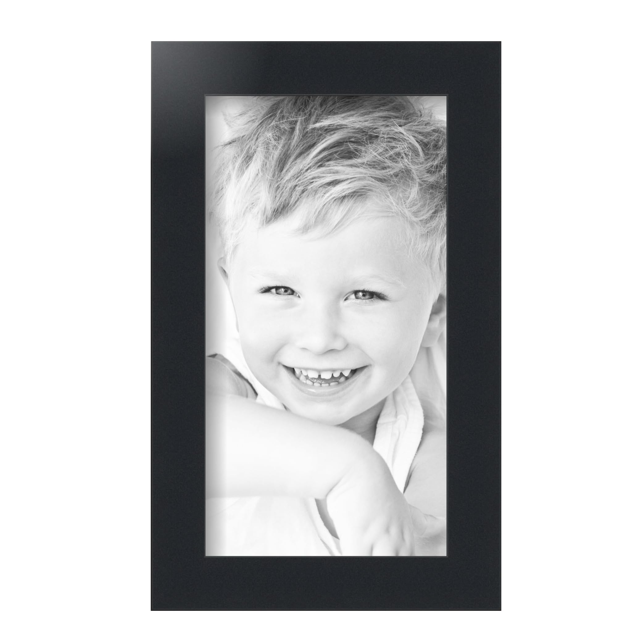 Amazon.com - ArtToFrames 6x11 inch Satin Black Picture Frame