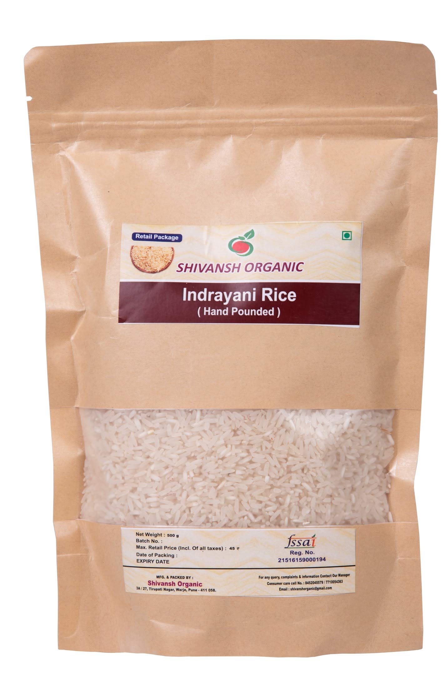 Shivansh INdrayani Rice - 5kg (B08L276KG6) Amazon Price History, Amazon Price Tracker