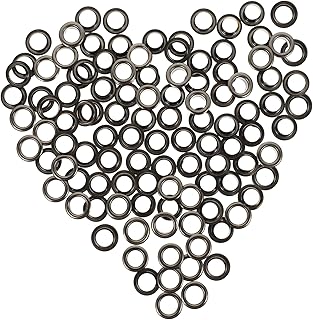 TEHAUX 50 Conjuntos De Botão De Olho De Ar Cortinas De Dupla Face Conjunto De Piercing Kits De Ilhós Kit De Roupas Botões De Artesanato Ilhós De Sapato De Cobre Faça Você Sapatos