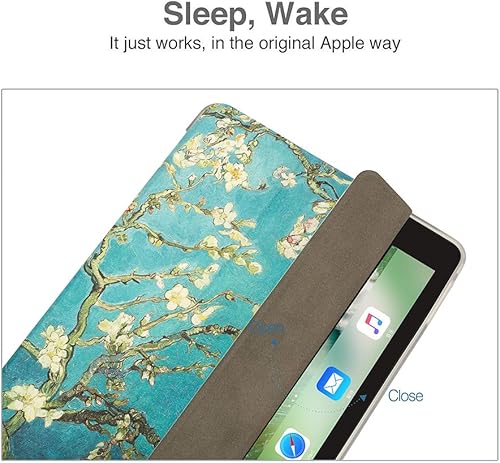 Miniatura 6 de RUBAN Funda para iPad Air 2 (versión 2014) - Delgado ligero protector Smart Shell Anti-arañazos Antiarañazos Flexible Soft TPU cubierta trasera