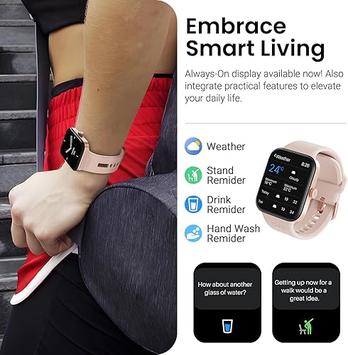 Miniatura 7 de TOZO AMOLED S4 AcuFit One - Reloj inteligente de 1.78 pulgadas, pantalla ultra clara para hombres y mujeres, monitor de actividad física de