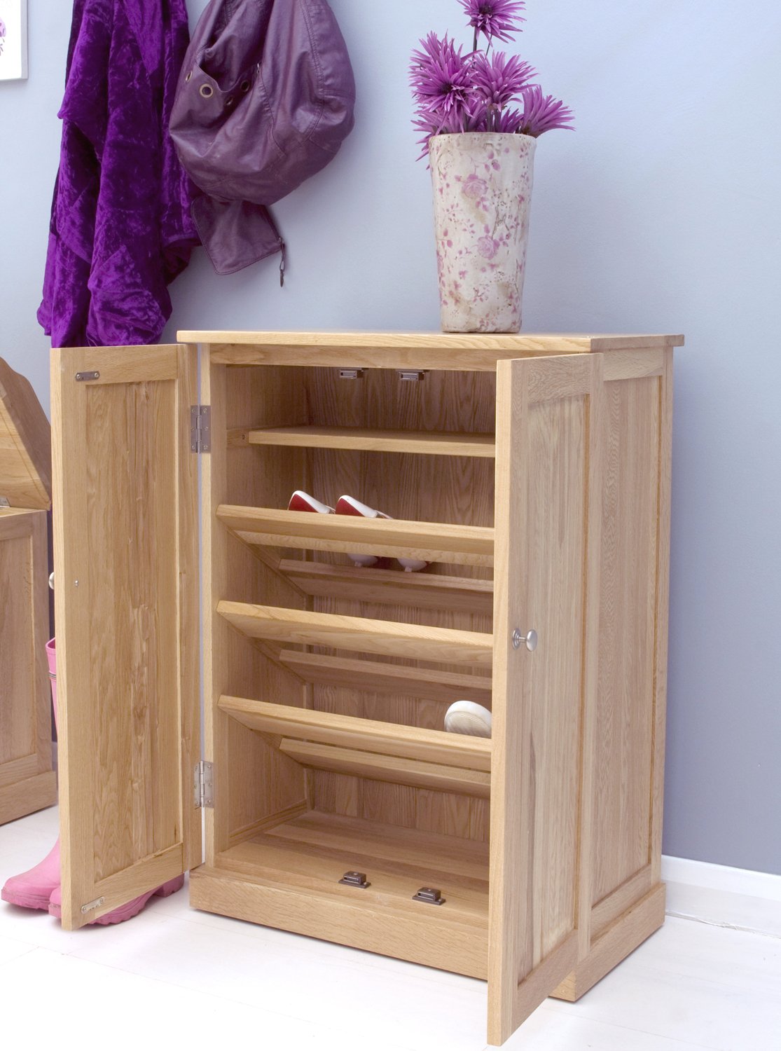 Baumhaus Oak Mobel Shoe Cupboard