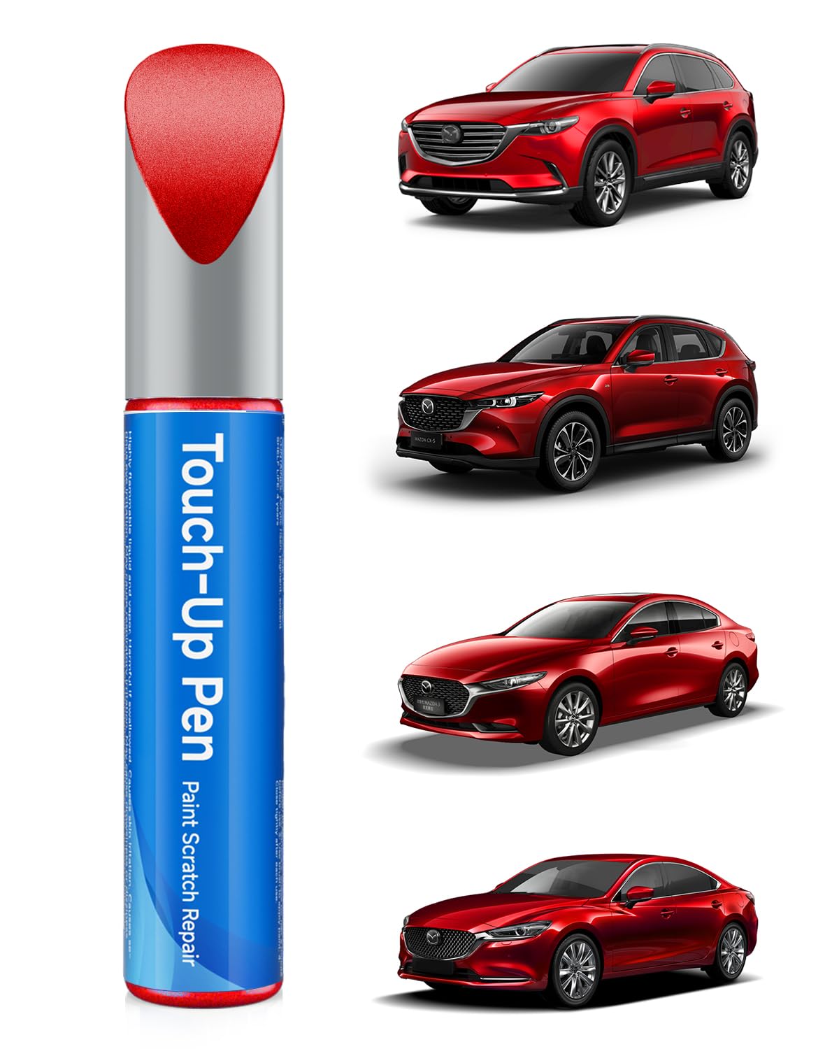 MG PRIME Peinture Voiture Kit Bombe Aérosol 2c Pour Mazda 46V Soul Red Crystal Metallic/Magmarot Metallic Bombe Aérosol Couche De Fond, De Base, 2 Composants Vernis