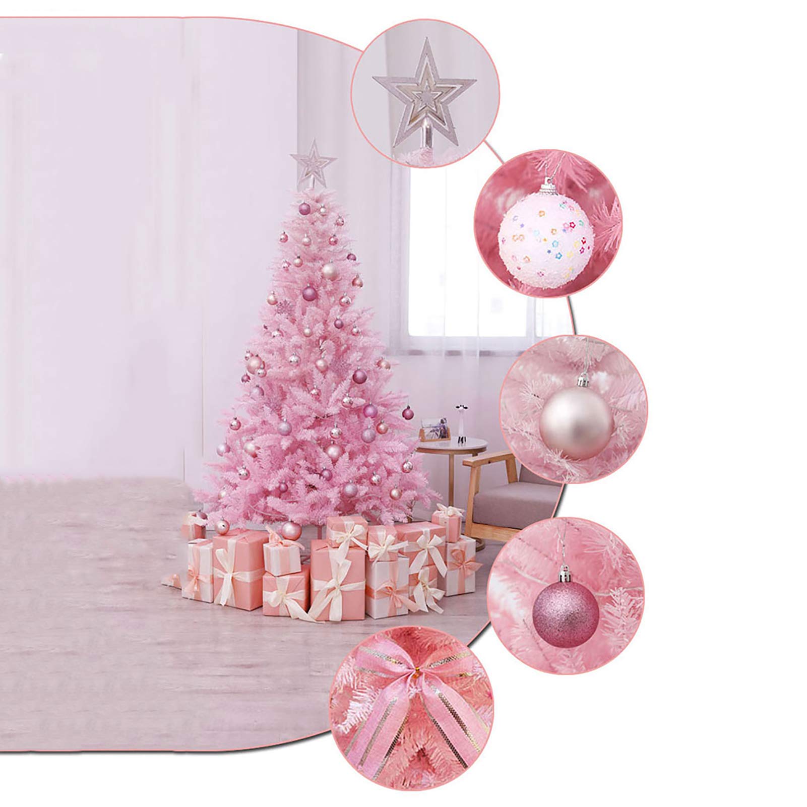 Amazon.com: UWYTGF Christmas Tree with Ornaments,Japanese Cherry