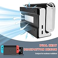 Vista 4 de BracNova Wall Mount for Nintendo SwitchSwitch OLED -Steel Switch Wall Mount with Controller Holder Safely Store Your Switch Console Near or Behind