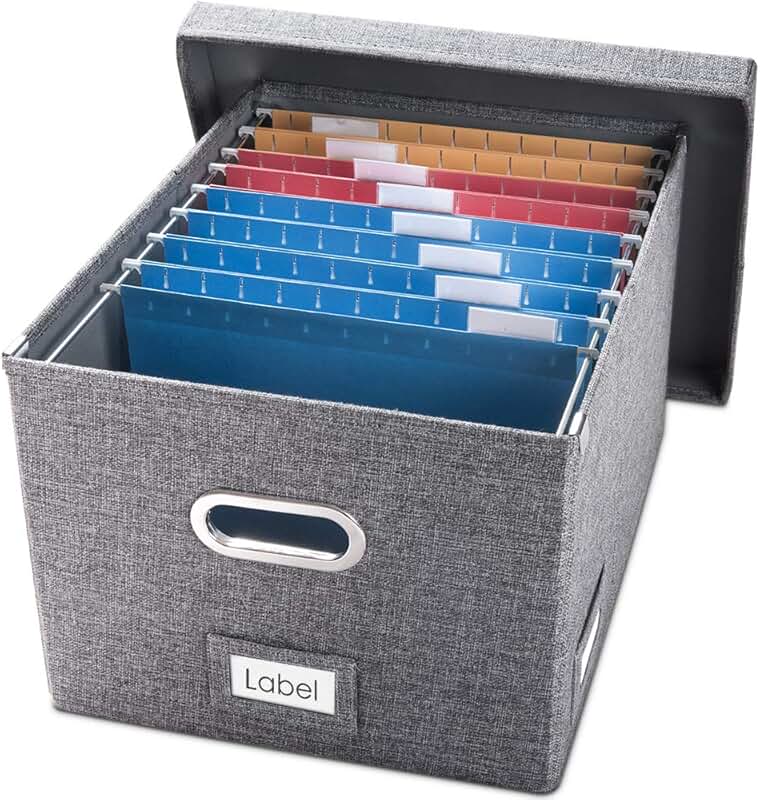 file storage boxes with lids