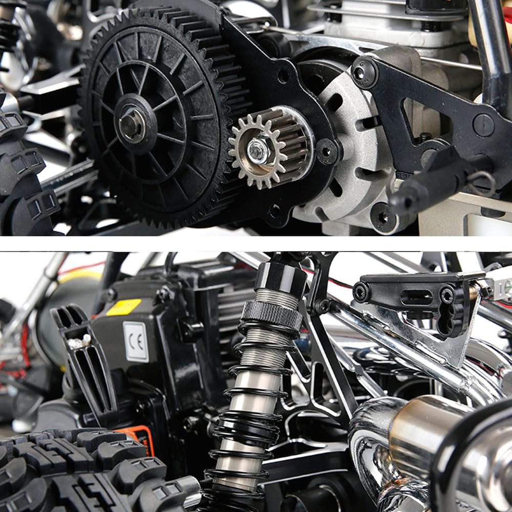 Veicolo Fuoristrada Telecomandato Ad Alta velocità in Scala 1/5 Veicolo Fuoristrada per Adulti Hobby Auto da Corsa 45CC Alimentato A Benzina RC Monster Car Regalo per Il Fidanzato