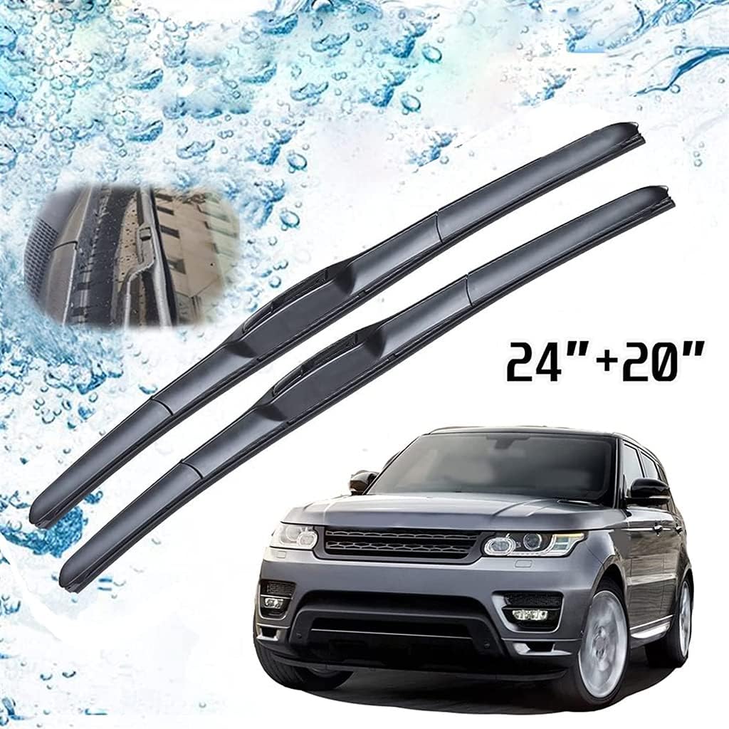 Coche Limpiaparabrisas para Range Rover Sport 2013-2015 Juego de escobillas limpiaparabrisas delanteras Cepillos for parabrisas