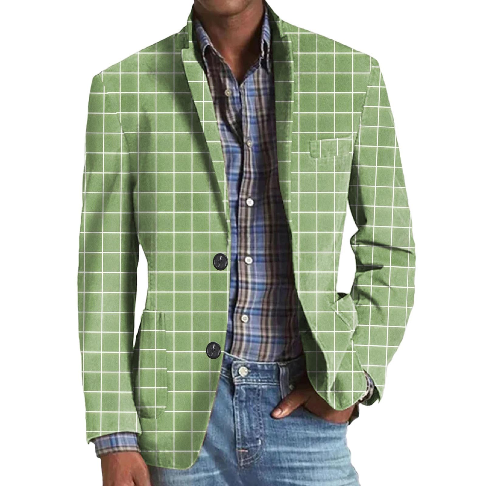 Traje de hombre Chaqueta Sakko Chaqueta Chaqueta de Estilo Británico, Chaqueta de Traje Casual de Negocios, Abrigos Deportivos Trajes Chaquetas Para Elegante Traje Casual Con Bolsillos Y Botones