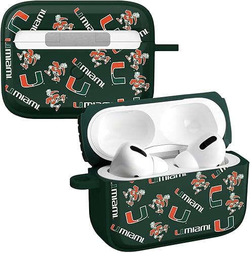 Miniatura 15 de AFFINITY BANDS Miami Hurricanes Camo HDX - Funda compatible con Apple AirPods Pro