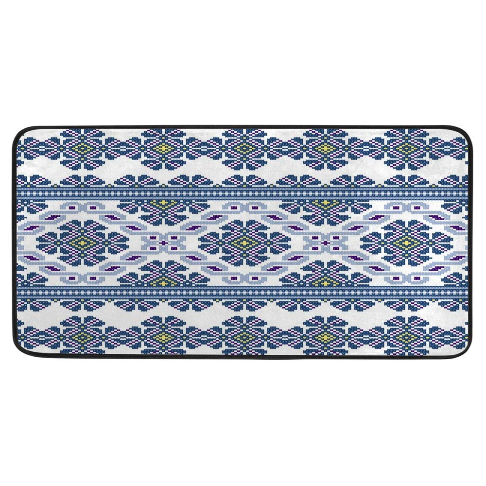 Tapis de cuisine anti-fatigue design broderie Ukraine
