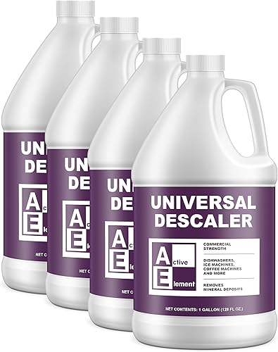 Descalcificador universal - 4 galones - Delímero de grado comercial - Lavavajillas - Máquinas de hielo - Máquinas de café - Varios Equipos