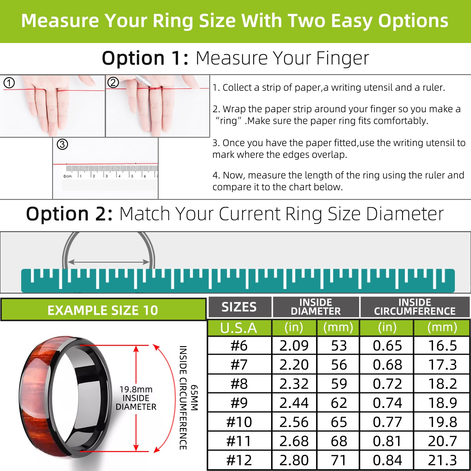 T5577 RFID-Chip, Smart-Ring, Keramik-Epoxidharzring, wiederbeschreibbar, Clon, 125 kHz, Zugangskontrolle, Schloss, Schlüsselkarten, US#7