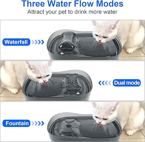 Miniatura 5 de BloomBloomme Fuente de agua ultra silenciosa para mascotas de 2.3 galones300 oz9 L, para perros grandesmedianos en el interior, dispensador