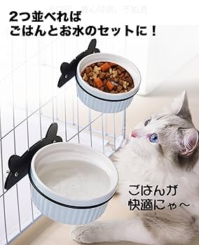 Amazon | Thujopsis ペット食器 餌皿 フードボウル 犬 猫 食器
