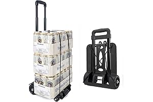 Folding 4-Wheels Trolley Hand Truck para supermercado