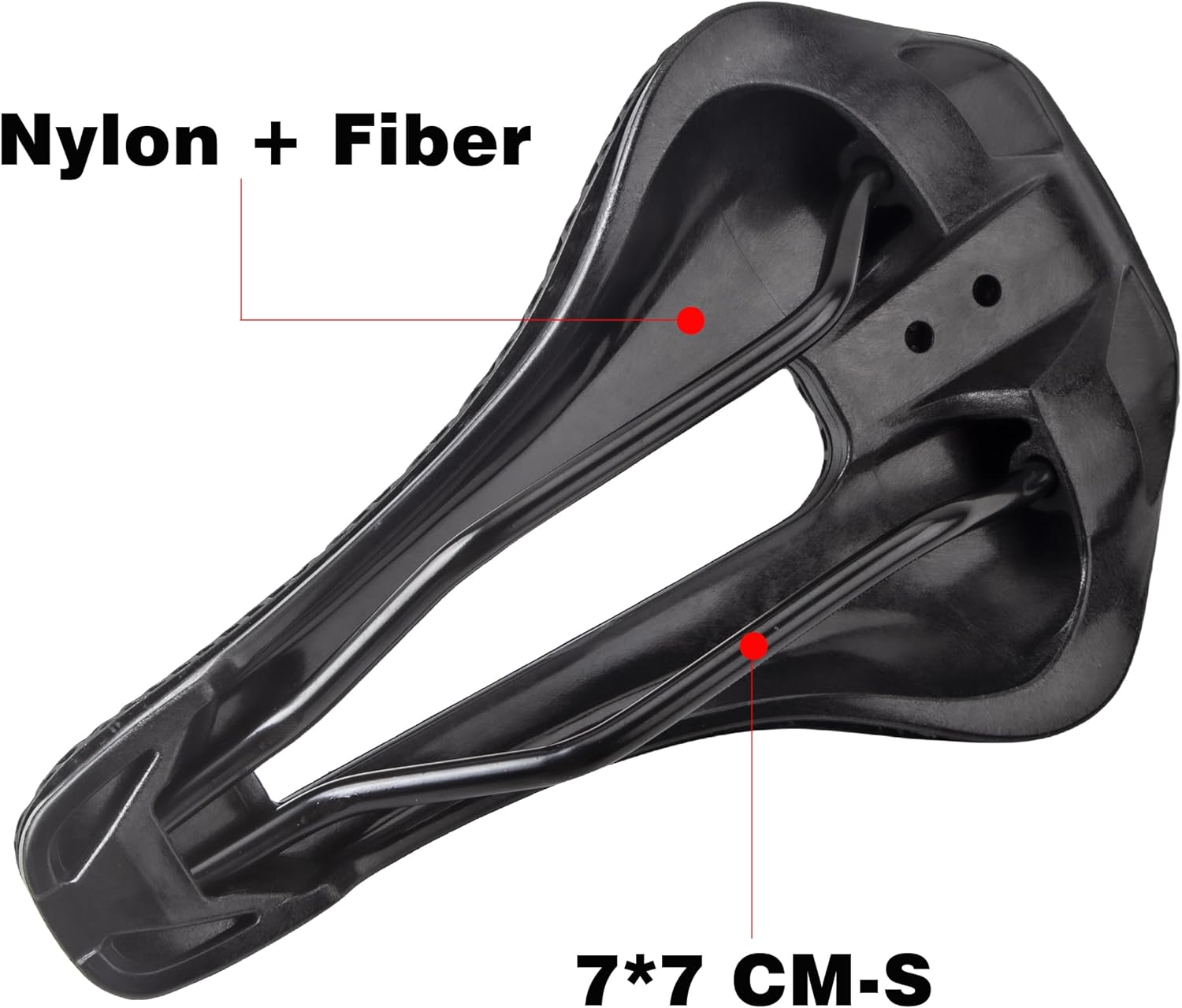 3D Printed Bike Saddle 150mm Light/Soft/Breathable/Waterproof Unisex Cushion Seat for City Bike, MTB, BMX, Gravel Bikes, Road Bike