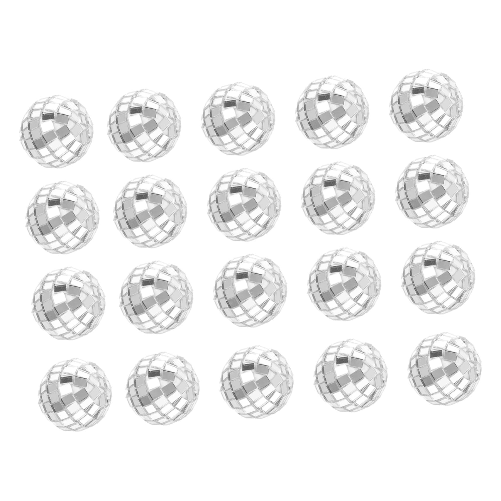 HANABASS 20pcs Small Disco Balls Mirror Ball Decorations Wedding Stage Ornament Decor Bar Reflective Sphere Centerpieces