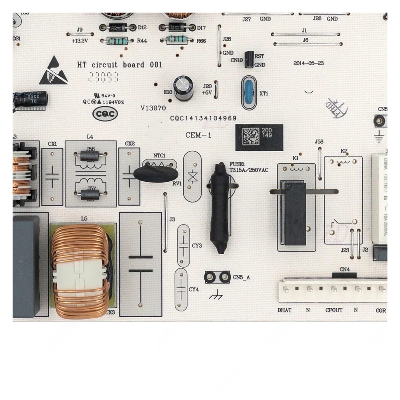 Placa de control de nevera Placa principal Para Tablero De Control Refrigerador 0060830584D Circuito PCB Piezas Congelador Placa Base