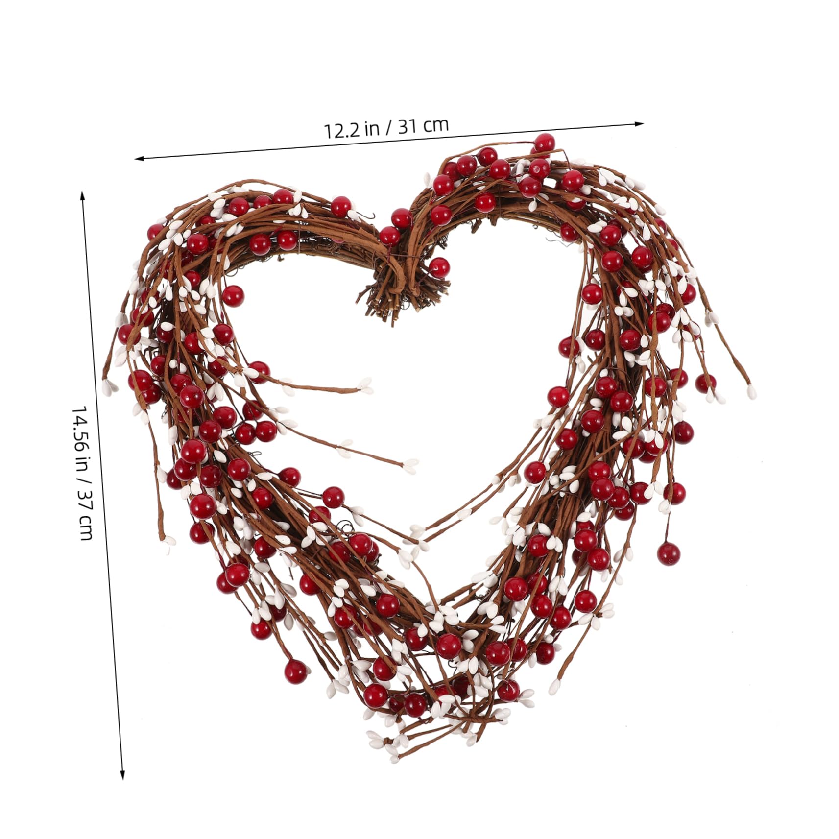 Guirnalda De Espuma En Forma De Corazón De Simulada Decoración para Puerta De Entrada