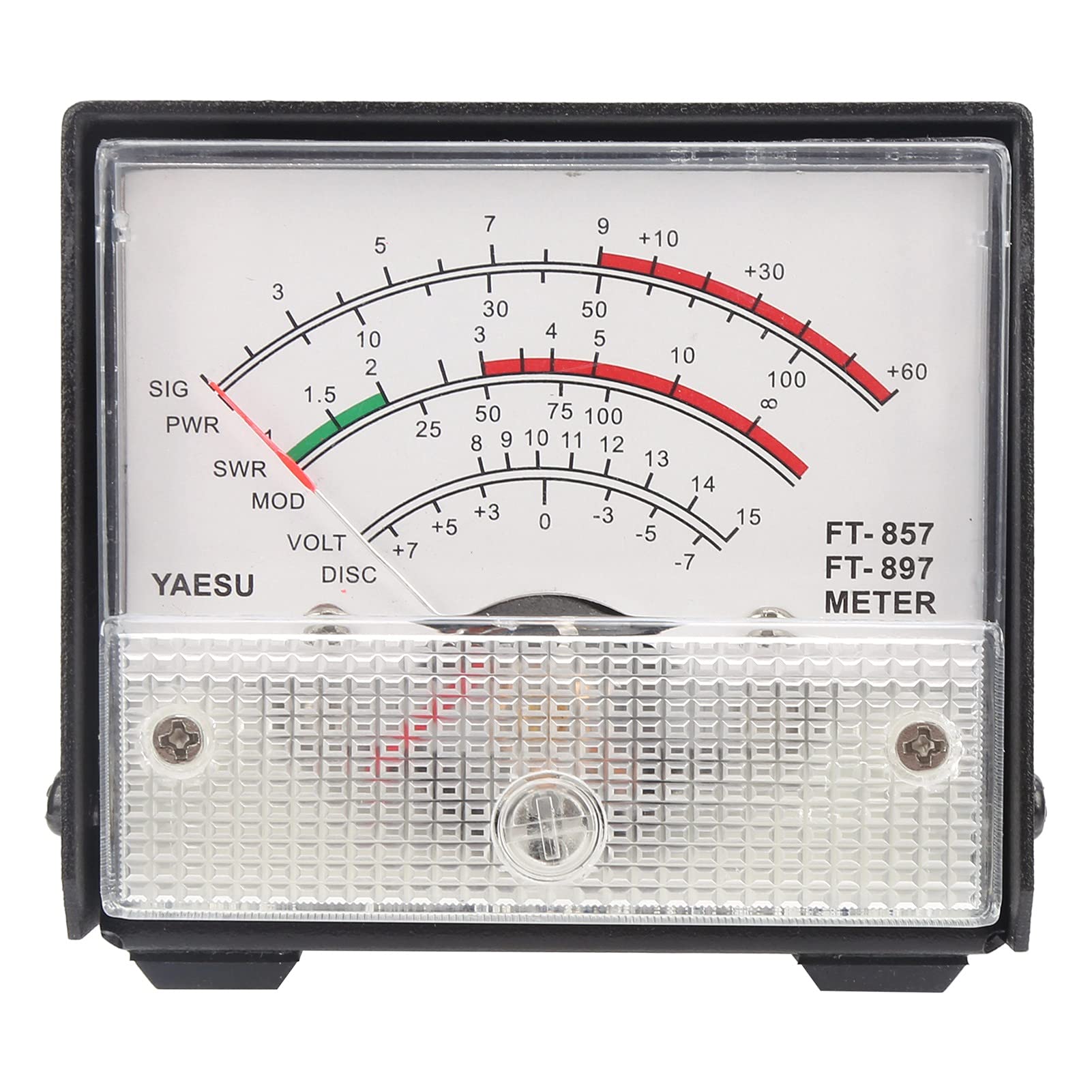SWR/Power Tester, Strumento portatile di Misurazione SWR/Misuratore di Potenza Full Scale Nero per CB Radio Antenna