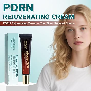 Advanced PDRN Rejuvenating Cream 0.7oz (20g) | 99% Purity PDRN Salmon DNA, Collagen Gel Skin Repair Cream with Hyaluronic Acid & Niacinamide for Glass Skin, Portable Squeeze Tube Design