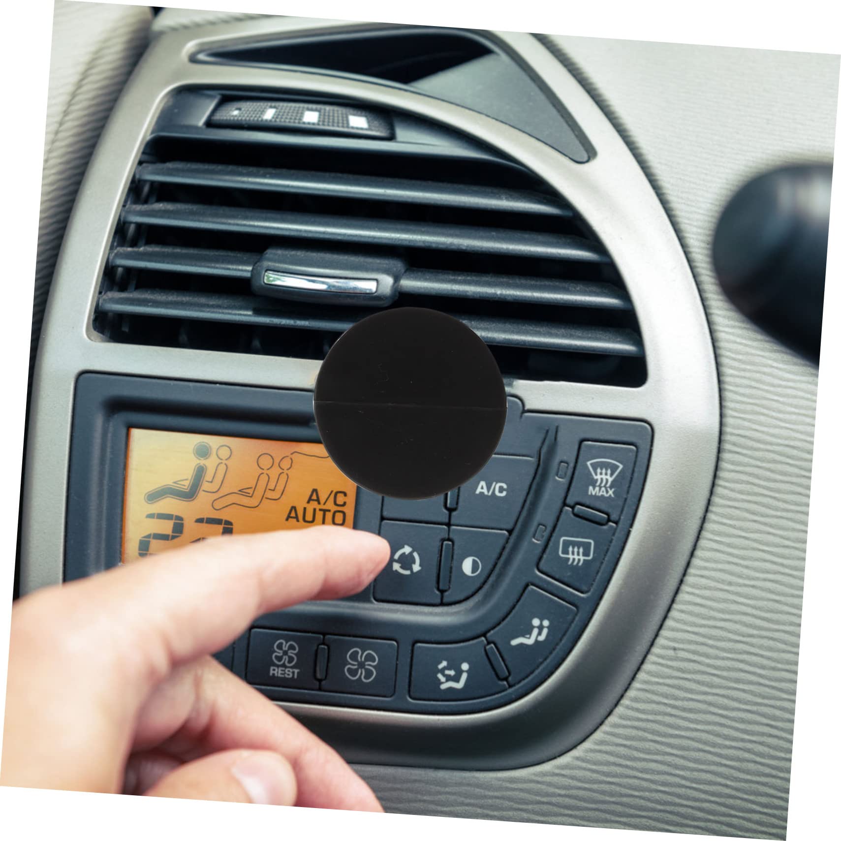 UKCOCO Clip per Profumatore Auto 100 Pezzi in Metallo e Plastico per Bocchette D'aria Auto Nero, Resistente e Compatibile per Decorazione e Fai da Te