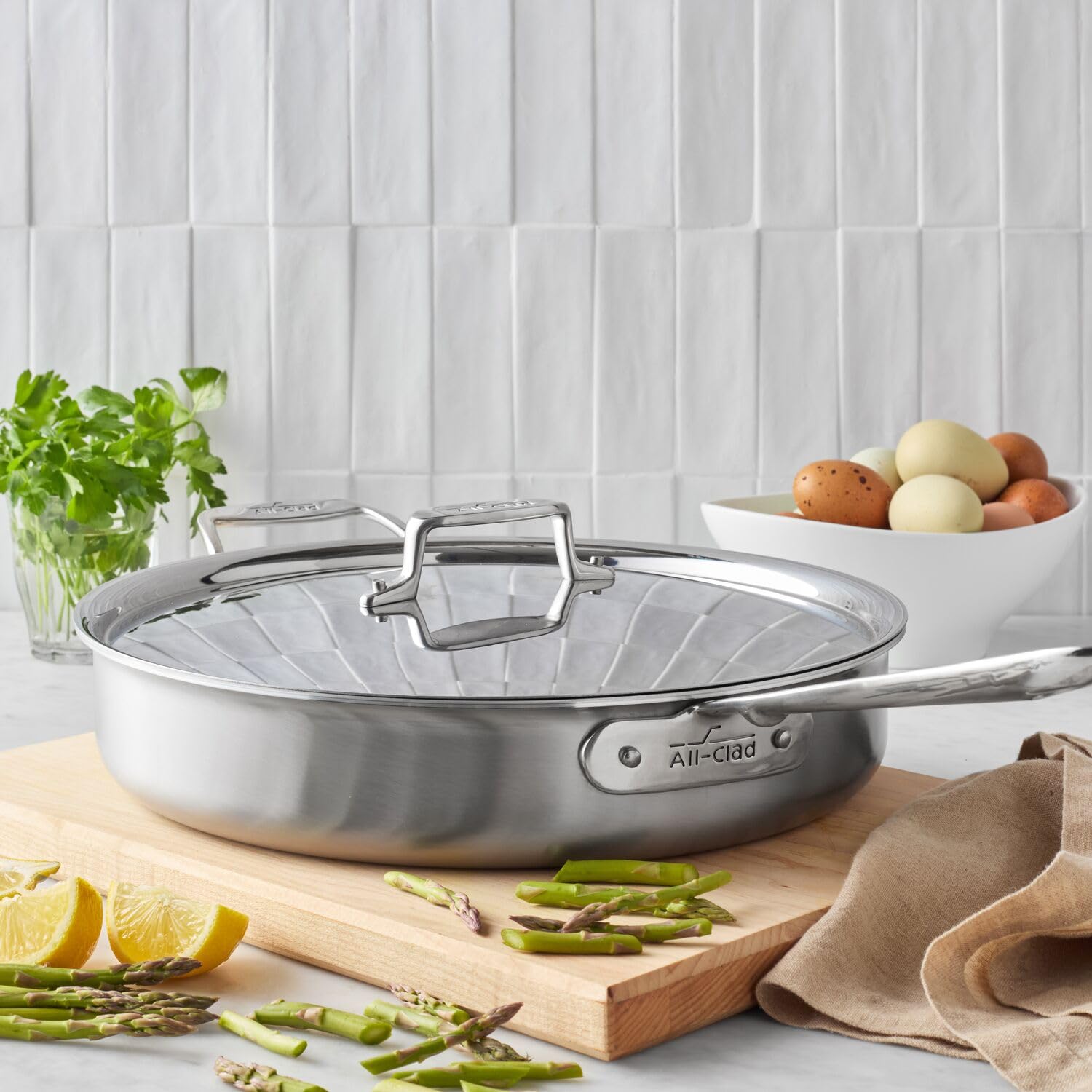 Amazon.com: All-Clad D5 Brushed Stainless Steel Sauté Pans: Home Amazon.com: All-Clad D5 Brushed Stainless Steel Sauté Pans: Home