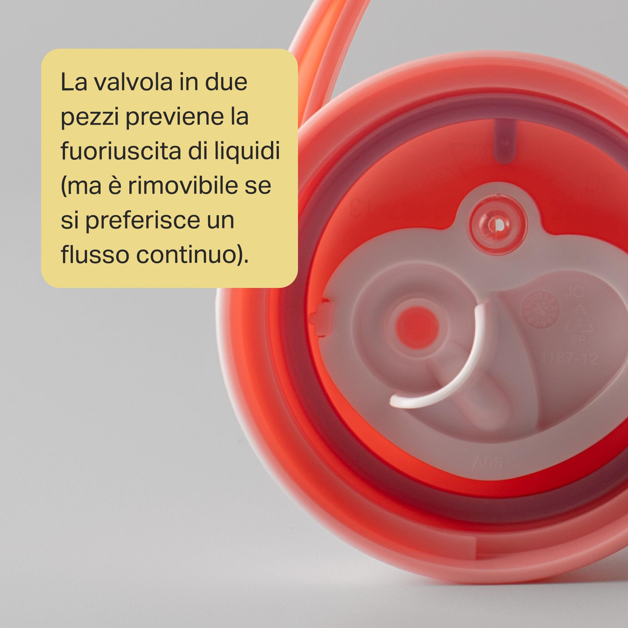 Tommee Tippee Borraccia Termica 266 ml 2 Pezzi Azzurro Giallo Anti-goccia Bambini 12 Mesi