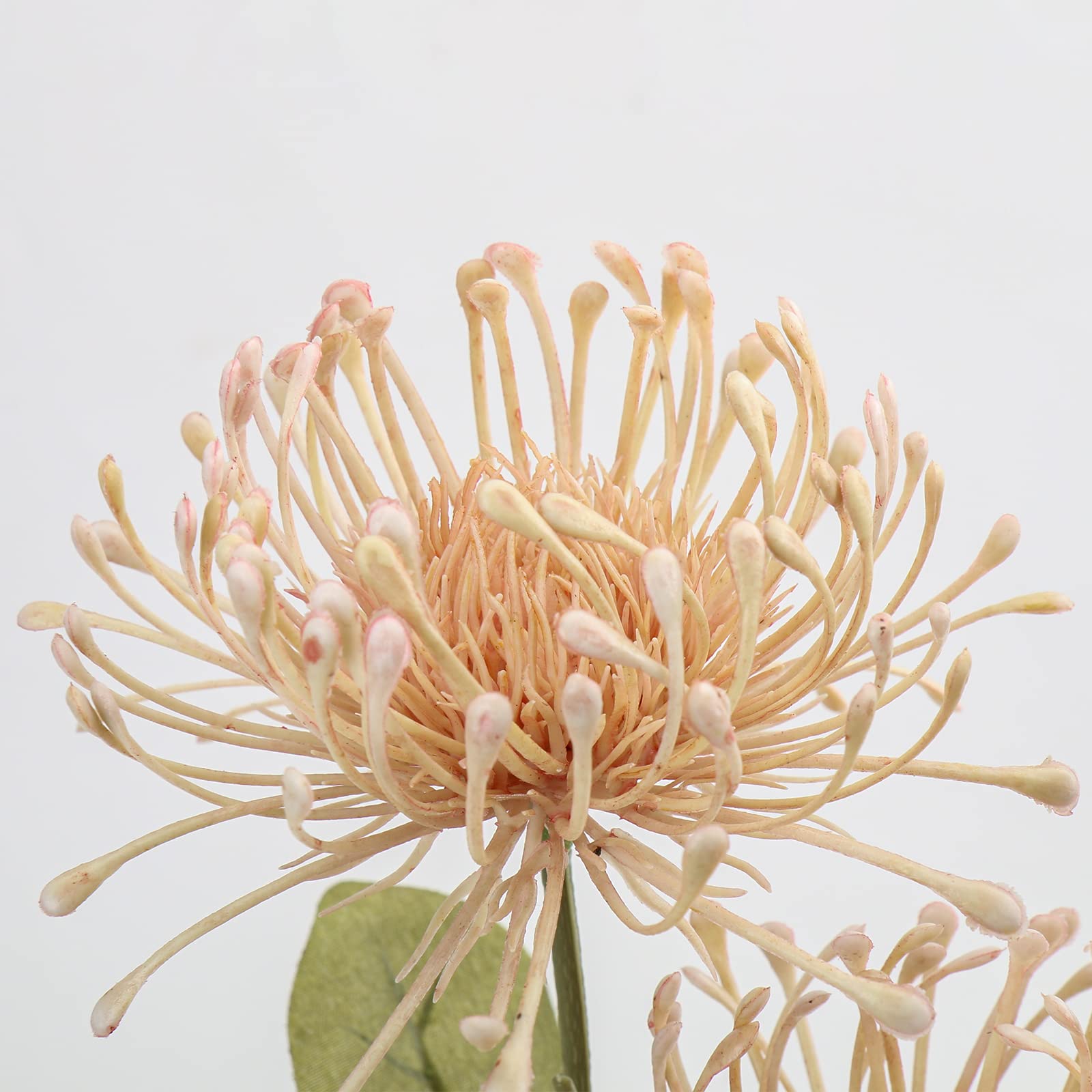 Artificial Flowers Chrysanthemums Set including 6 Flower Heads, Set of 2 Artificial Spiders Decoration for Autumn Home - Image 3