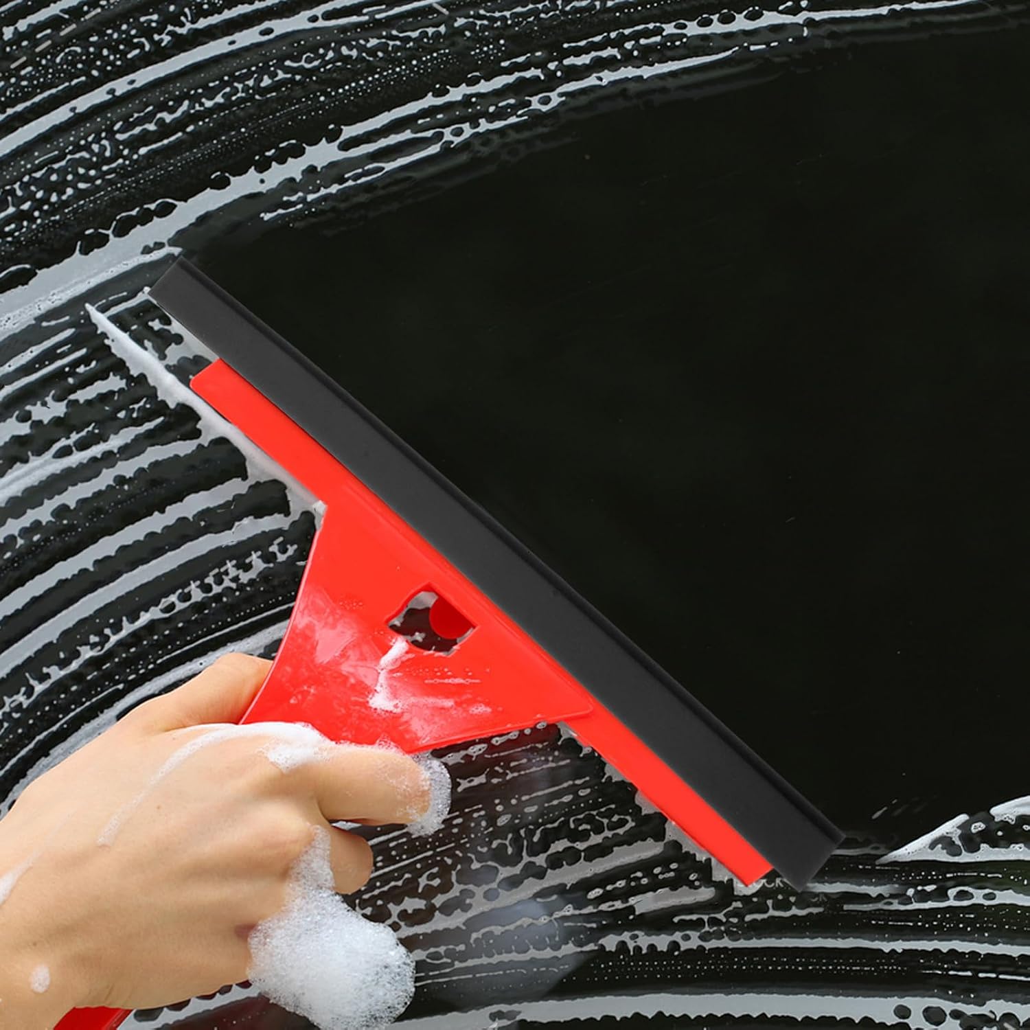 3pcs Rubber Window Cleaning Squeegee Replacement Blades for Glass Surfaces, High Efficiency Cleaning and Weather Resistance, for Cars and Homes