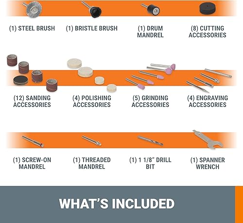 Miniatura 11 de Worx WX989L 20V MAKERX Kit combinado de 2 piezas - Herramienta giratoria + pistola de calor con 42 accesorios