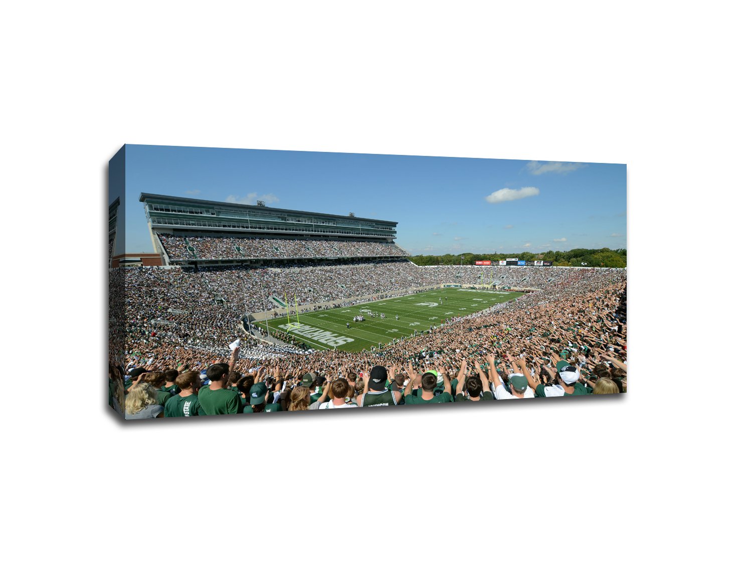 Michigan State - College Football - 40x22 Gallery Wrapped Canvas Wall Art