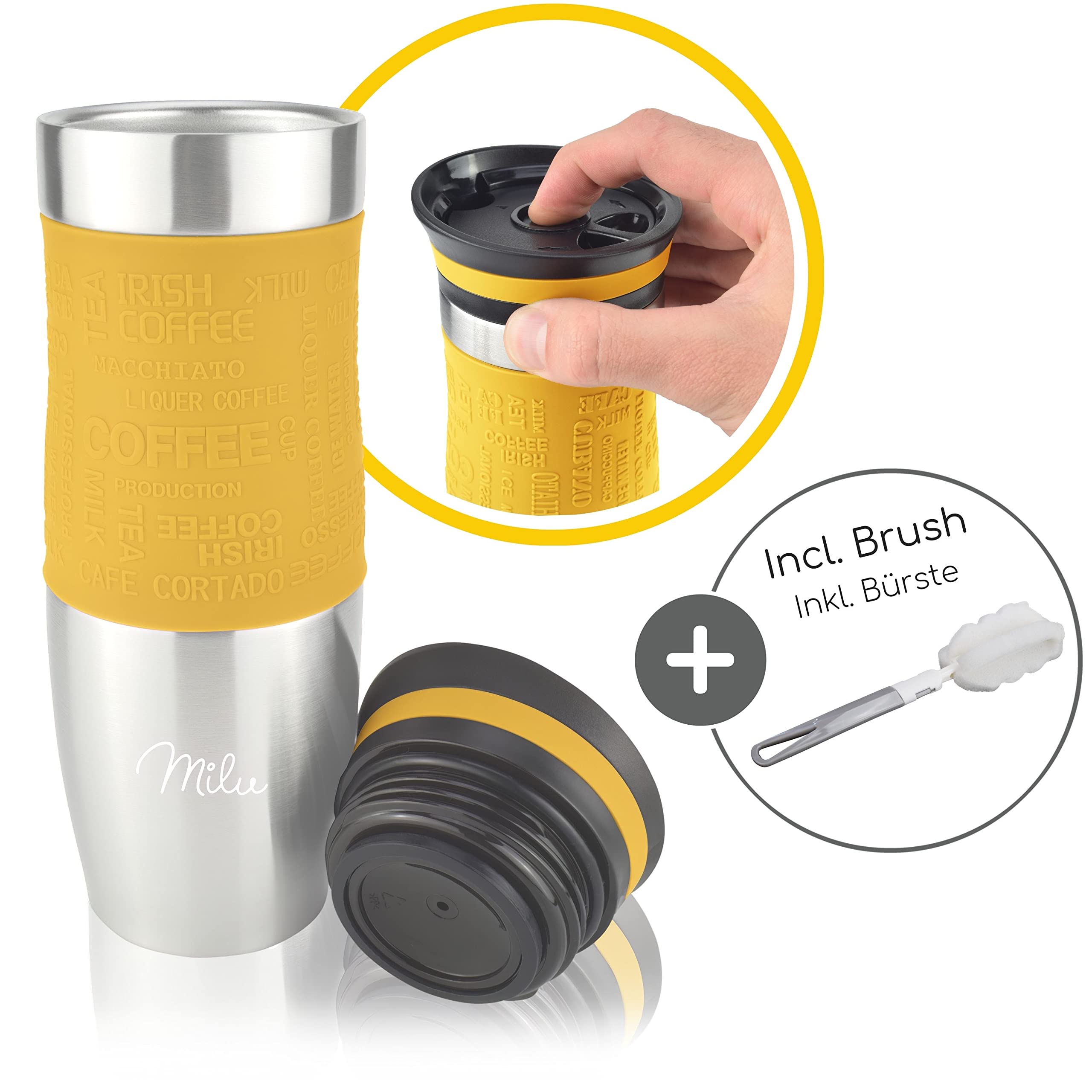 DINDU Tasse De Voyage Isotherme étanche De 450 Ml Pour