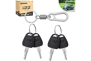 ezgo golf cart accesories 10L0L 4 Pack Golf Cart Ignition Keys for EZGO