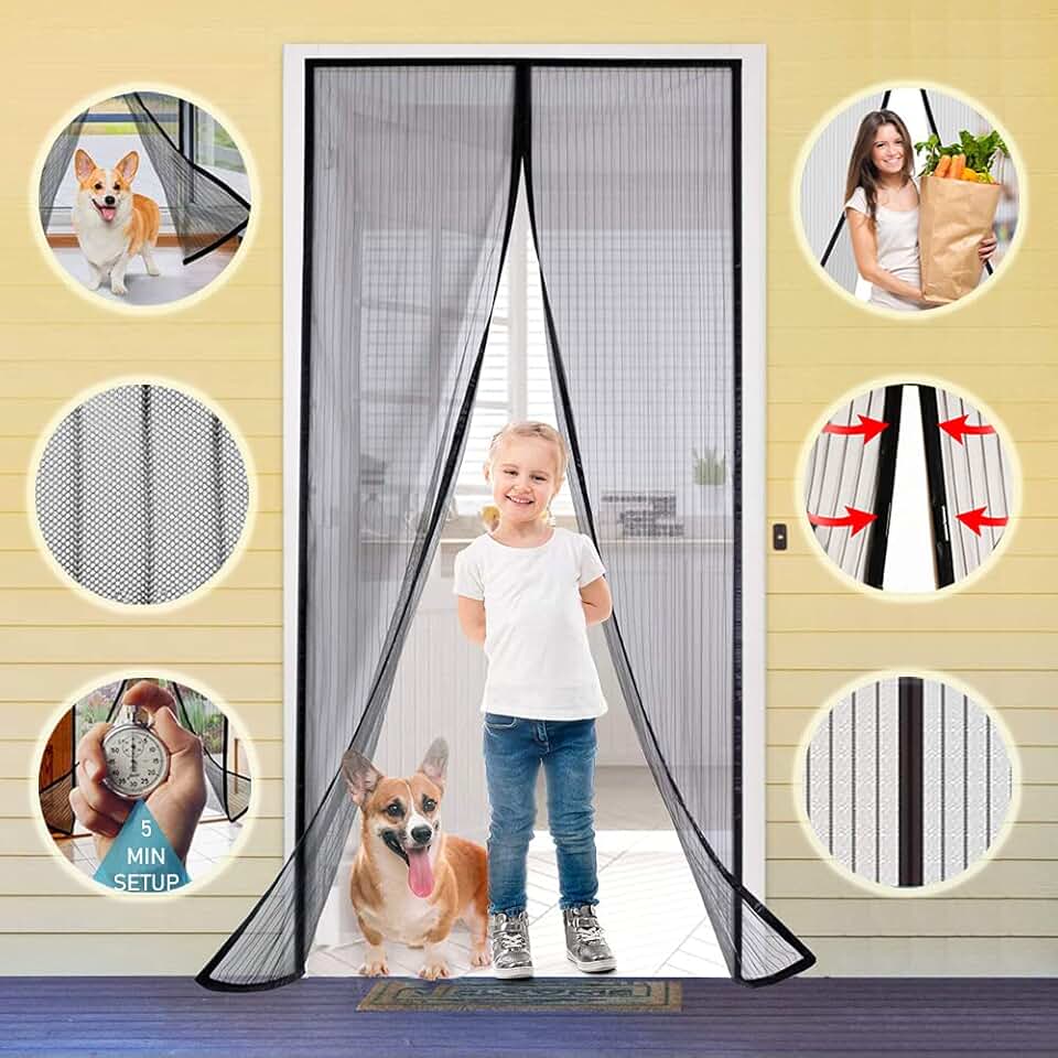 hands free screen door