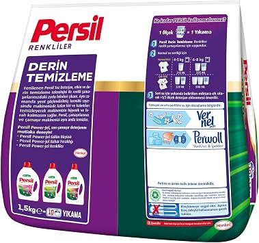 Persil Powder Laundry Detergent 1.5 kg 10 Washing Colored, Colored 1.5kg