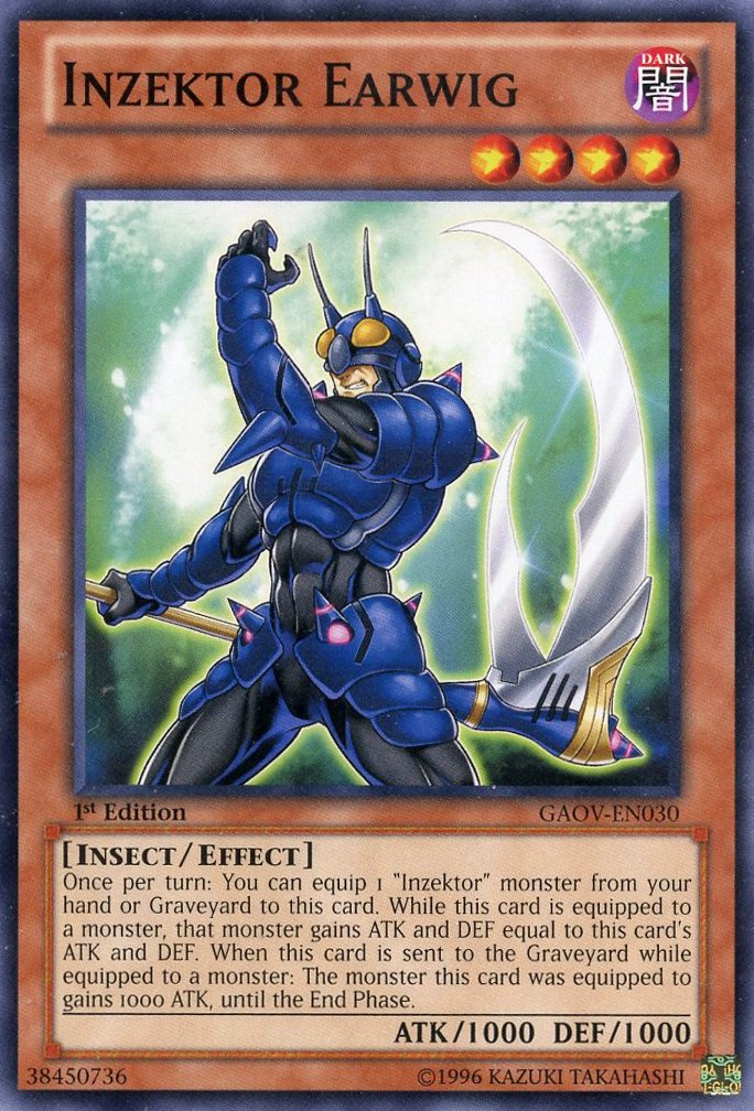 Yu-Gi-Oh! - Inzektor Earwig (GAOV-EN030) - Galactic Overlord - 1st Edition 