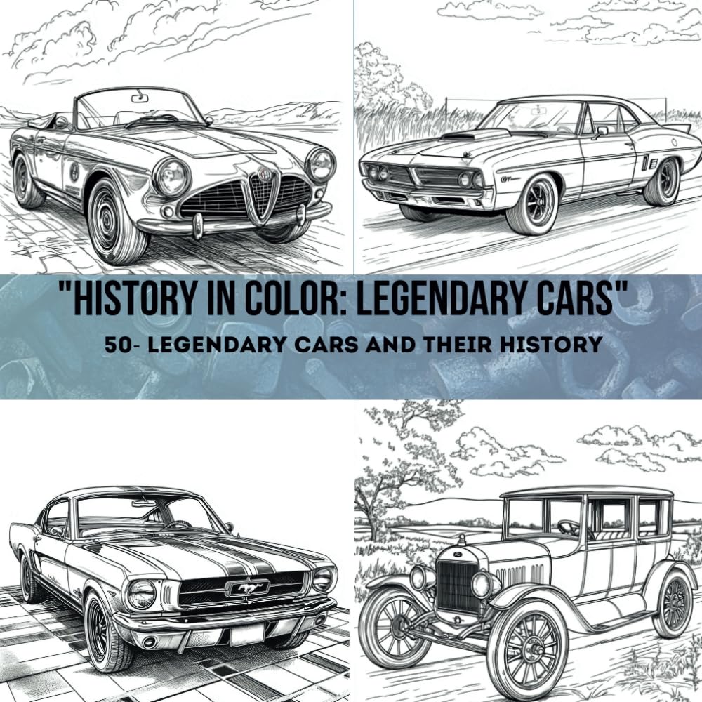"History in Color: Legendary Cars": 50- Legendary cars and their history