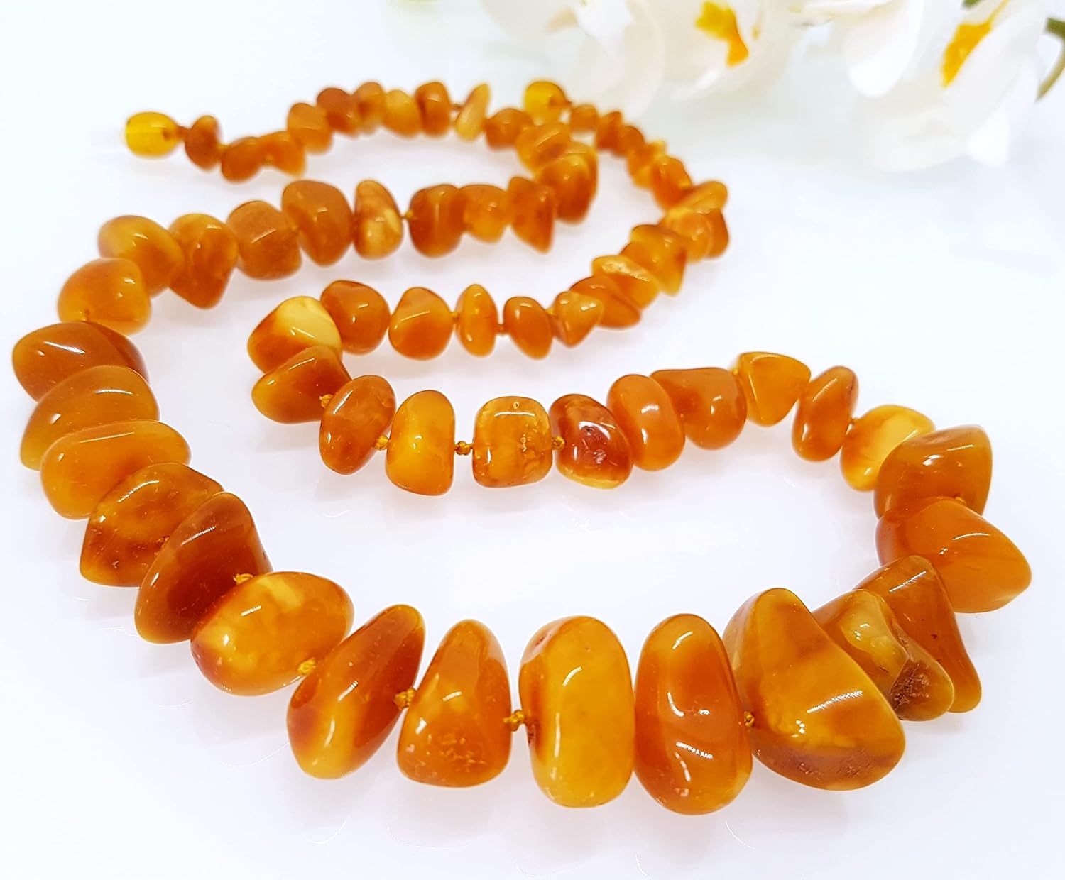 Baltic Amber Necklace/Women/Certified Genuine Baltic Amber