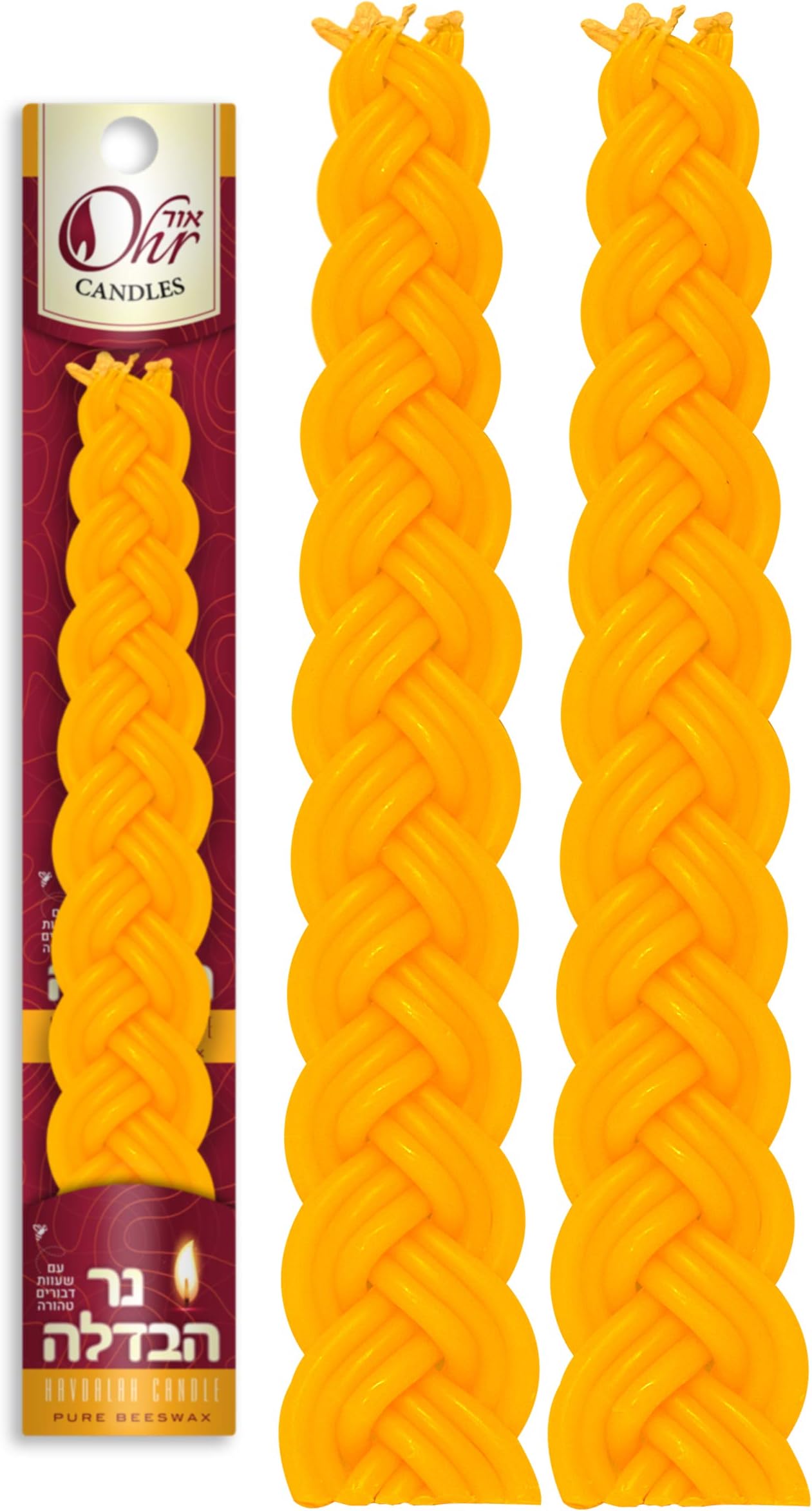 Havdalah Candle Handcrafted Havdala Candle Blue & White