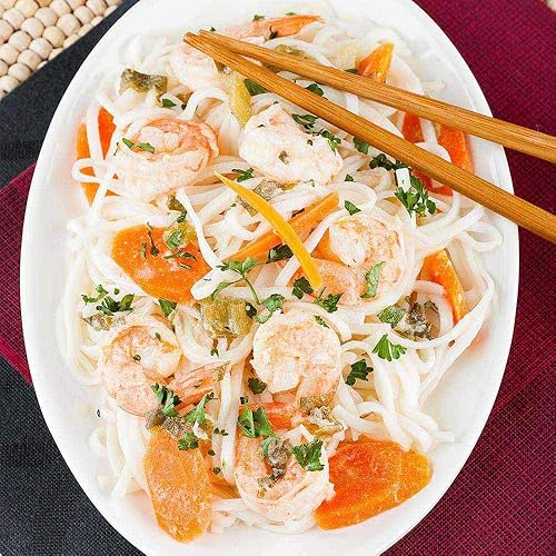 Miniatura 3 de Restaurantware Voga - Platos llanos de 10 x 7.1 pulgadas, 10 platos ovalados pequeños, resistentes a roturas, aptos para lavavajillas, platos de