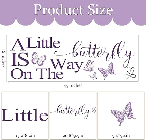 Miniatura 8 de Calcomanías de pared extraíbles con diseño de nubes de unicornio y arco iris, 45 x 16 pulgadas, calcomanías de pared grandes de unicornio para