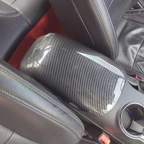 Miniatura 3 de Cubierta interior para reposabrazos de consola central para accesorios Ford Mustang 2015 2016 2017 2018 2019 2020 2021 2022