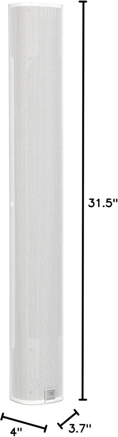 JBL Professional COL800WH Slim Column Speaker with dimensions