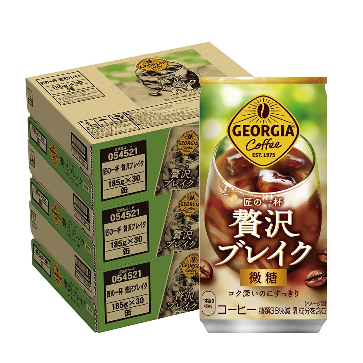 Amazon.co.jp: コカ・コーラ ジョージア 匠の一杯 贅沢ブレイク 185ml