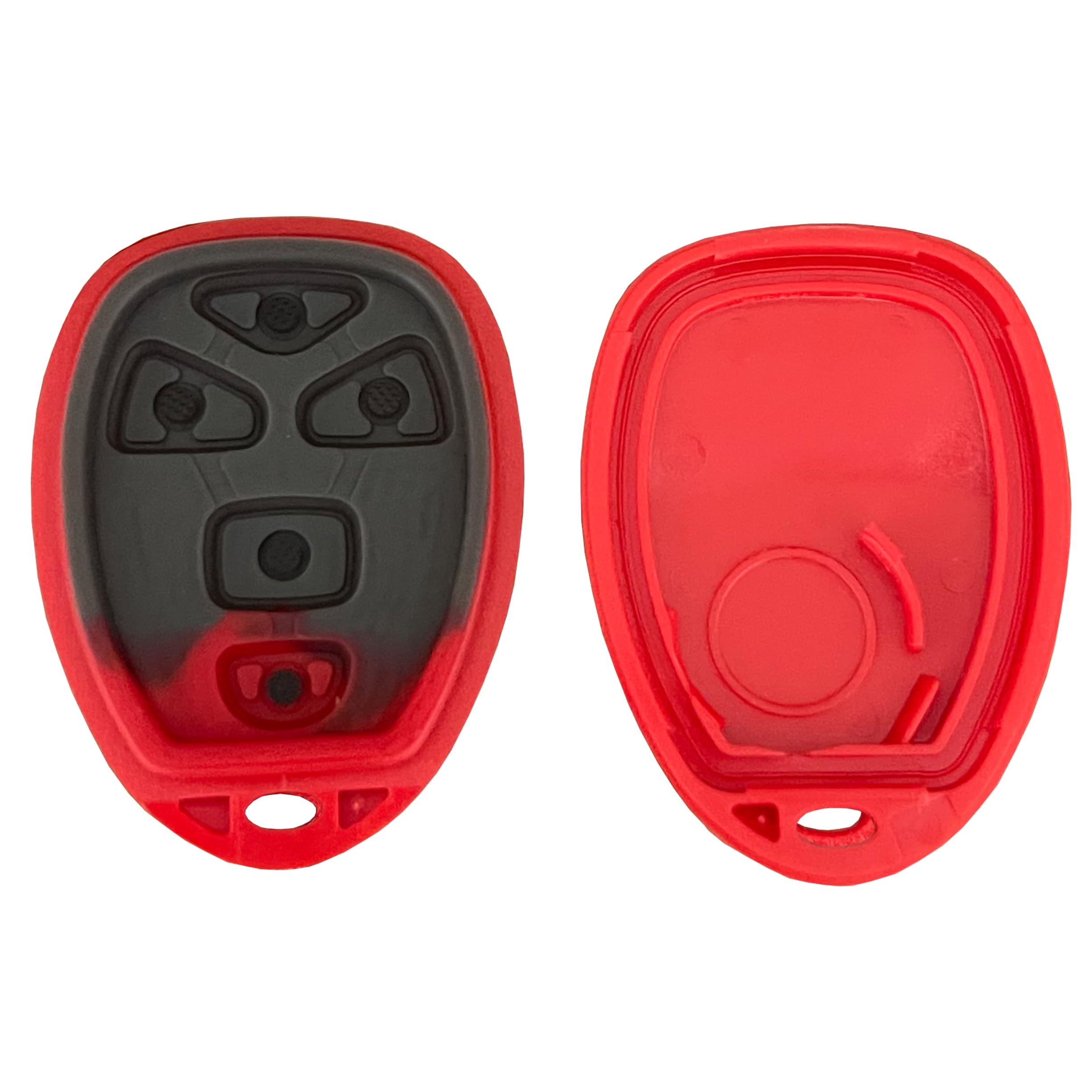 QIXIUBIA Replacement Car Key Shell Case - Compatible With GMC, Chevy, Cadillac, Buick Models (2007-2017), Black