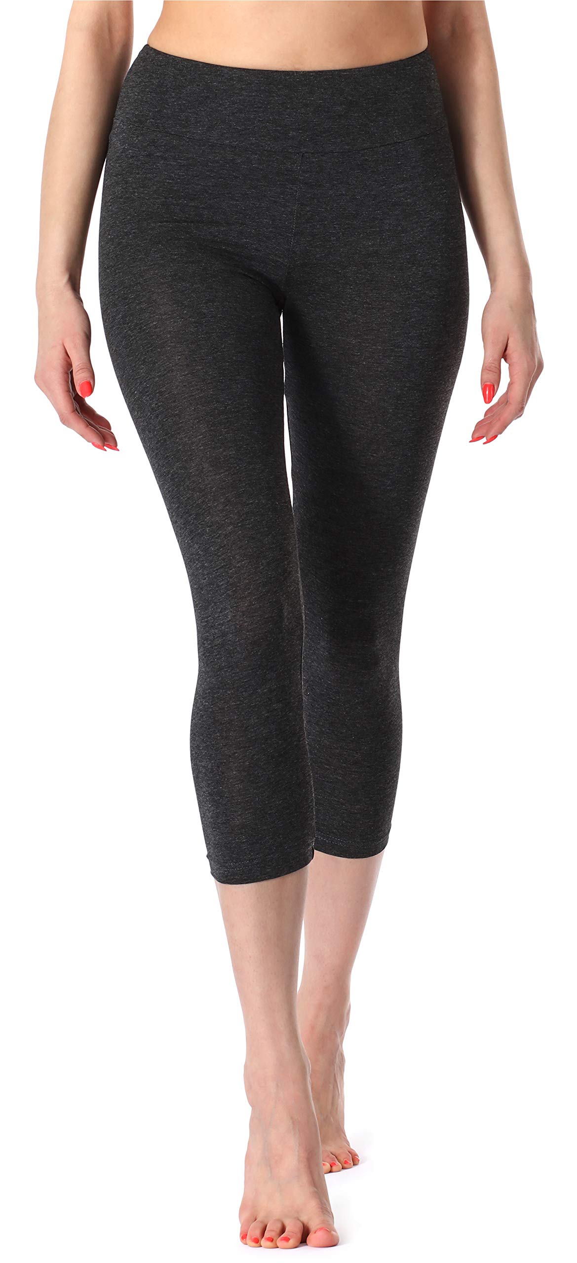 Merry Style Damen Leggings Bequeme Fitnesshose für das ganze Jahr 3/4 Leggings Damen aus Viskose für Sport Yoga und Freizeit MS10-220